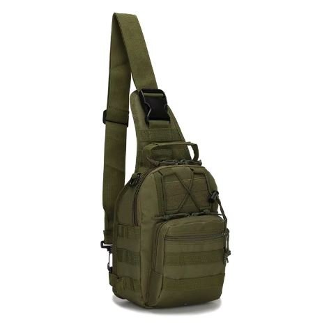 Morral táctico cruzado para hombre, ligero y resistente al agua, perfecto para EDC – CarryX