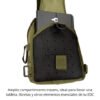 Morral táctico cruzado para hombre, ligero y resistente al agua, perfecto para EDC – CarryX