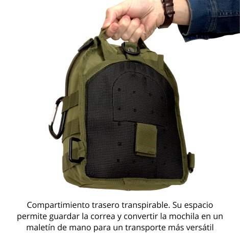 Bandolera EDC con múltiples compartimentos y MOLLE, diseño urbano y funcional – CarryX