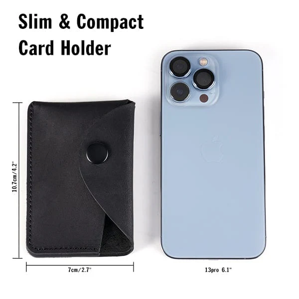 minimalist leather card case wallet viperade pj32
