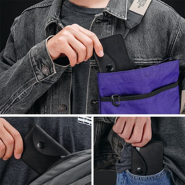 minimalist leather card case wallet viperade pj32
