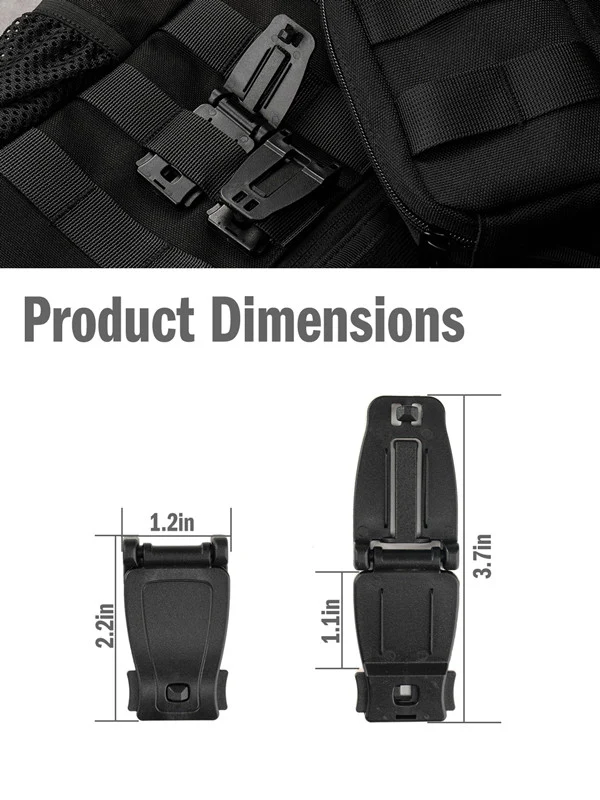 molle connection buckle pack x 4 viperade vab2