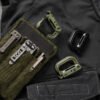 multipurpose d ring buckle black viperade vab1 (2 unidades)