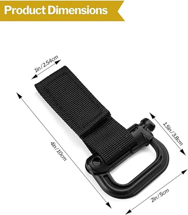 clip táctico molle con d ring viperade vab3 – (1 unidad)