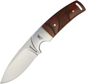 cuchillo de hoja fija browning 0229 mango de cocobolo