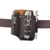 funda de piel con clip metálico para multiherramienta y linterna viperade pj15