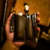muiltitool and flashlight holder sheath with metal belt clip viperade pj15
