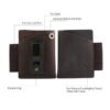 muiltitool and flashlight holder sheath with metal belt clip viperade pj15
