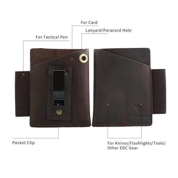 muiltitool and flashlight holder sheath with metal belt clip viperade pj15