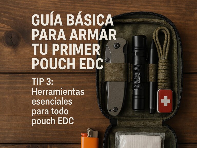 guía basica para armar tu primer pouch edc