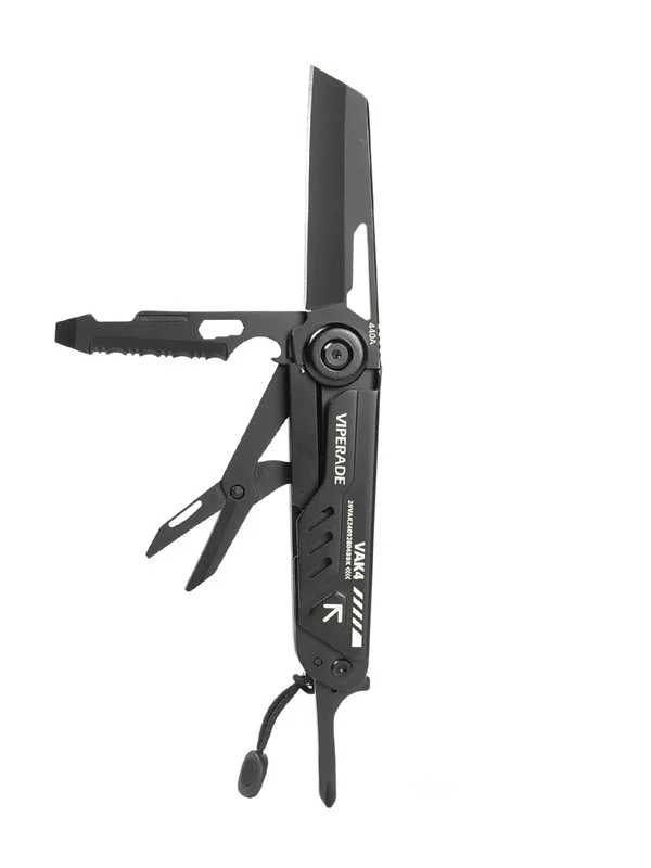 multitool pocket knife viperade vak4 edc 12 in 1 black