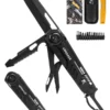 multitool pocket knife viperade vak4 edc 12 in 1 black