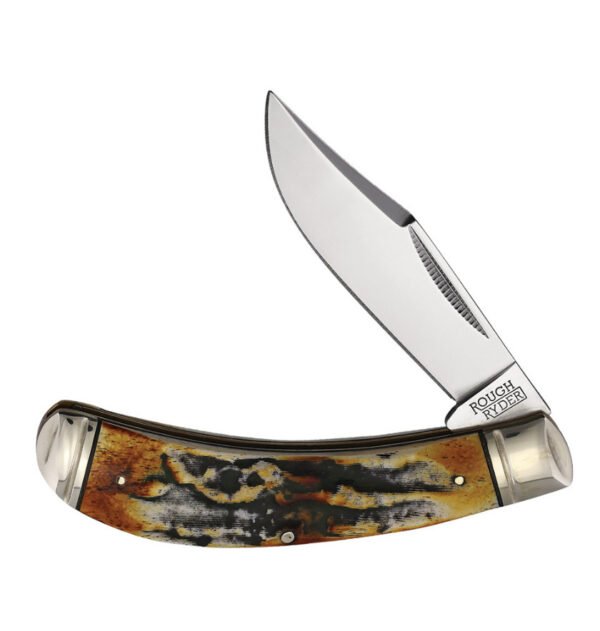 navaja bow trapper rough ryder rr2425 4" cinnamon