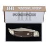 navaja deer slayer rough ryder rr2329 brown micarta