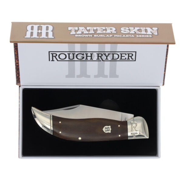navaja deer slayer rough ryder rr2329 brown micarta