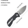 navaja linerlock kubey karaji b180l spear mango g10 negro