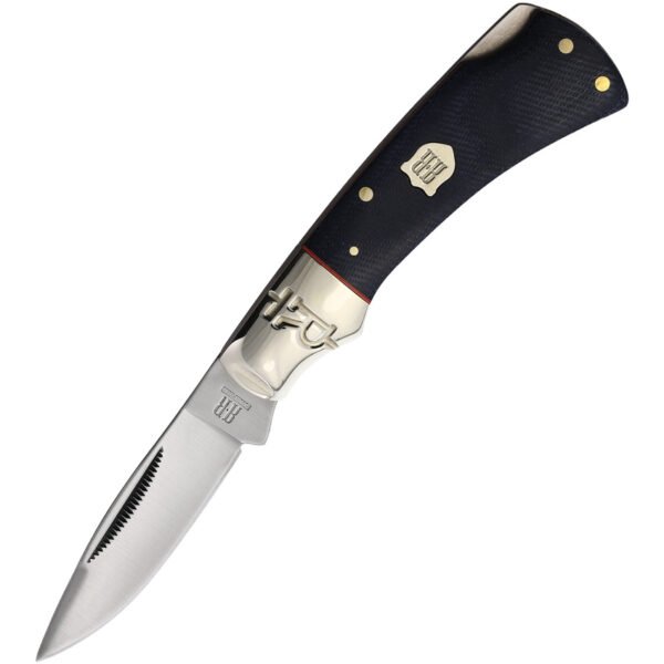 navaja lockback rough ryder rr2354 blue jean micarta