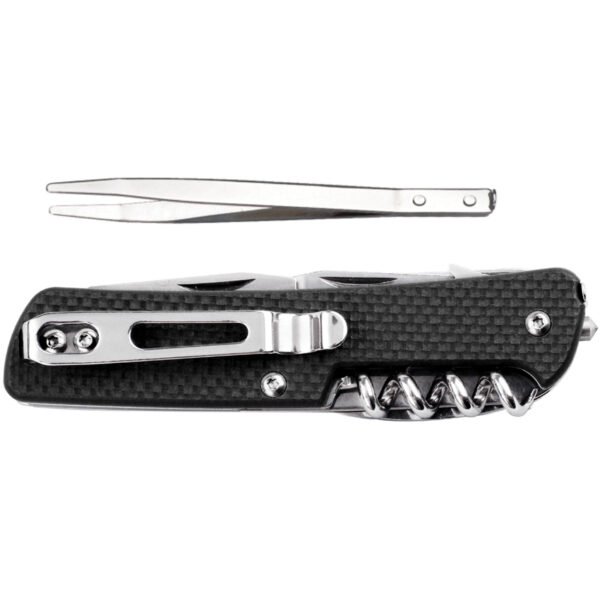 navaja multifunción ruike m32 g10 negro – con rompevidrios