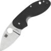 navaja spyderco insistent sc246gp standard edge g10 negro