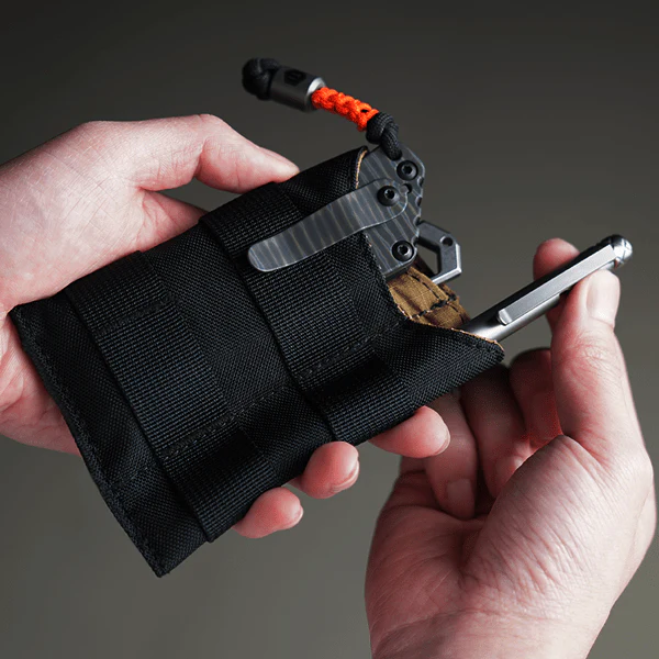 pocket organizer with patch area / edc tool storage pouch viperade ve9