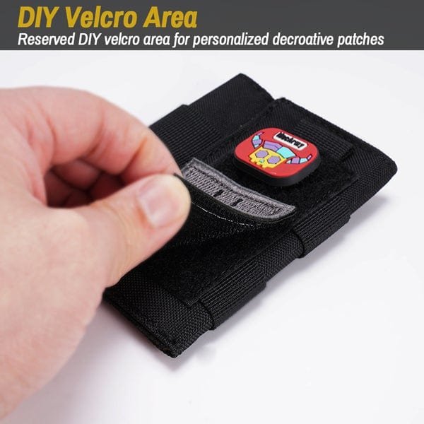 pocket organizer with patch area / edc tool storage pouch viperade ve9