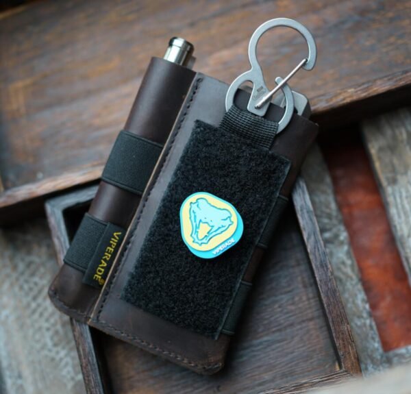 pocket organizer leather sheath / edc organizer with patch area viperade pl5