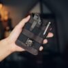 pocket organizer leather sheath / edc organizer with patch area viperade pl5