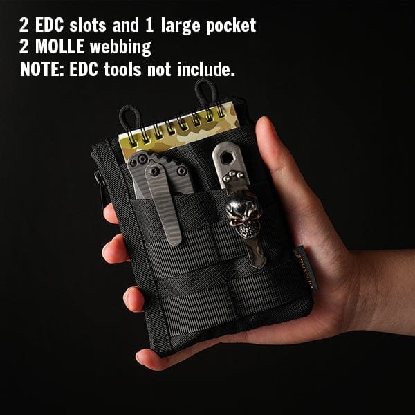 edc pocket organizer pouch, velcro pouch viperade ve18