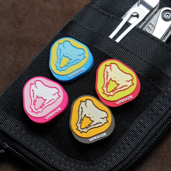parches glow in the dark viperade vap1 con logo (4 piezas)