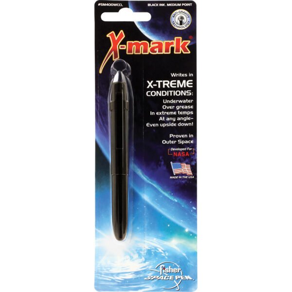 pluma táctica fisher x mark space pen negra