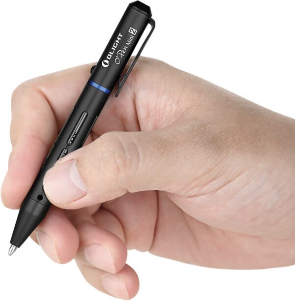 pluma y lápiz olight o pen mini 2 black – mecanismo cerrojo