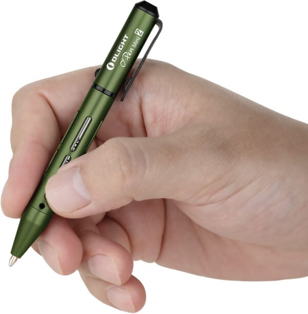 pluma táctica olight o pen mini 2 od green – mecanismo cerrojo