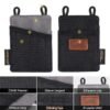 pouch edc slim viperade ve8 negro – organizador de bolsillo minimalista