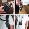 pouch edc slim viperade ve8 negro – organizador de bolsillo minimalista