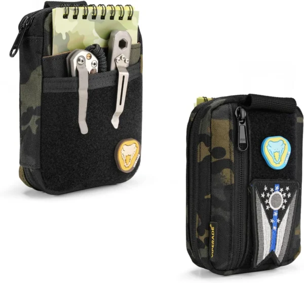 pouch edc viperade ve26 – 8 bolsillos y Área de velcro
