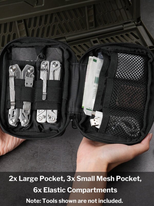 pouch edc viperade ve26 – 8 bolsillos y Área de velcro