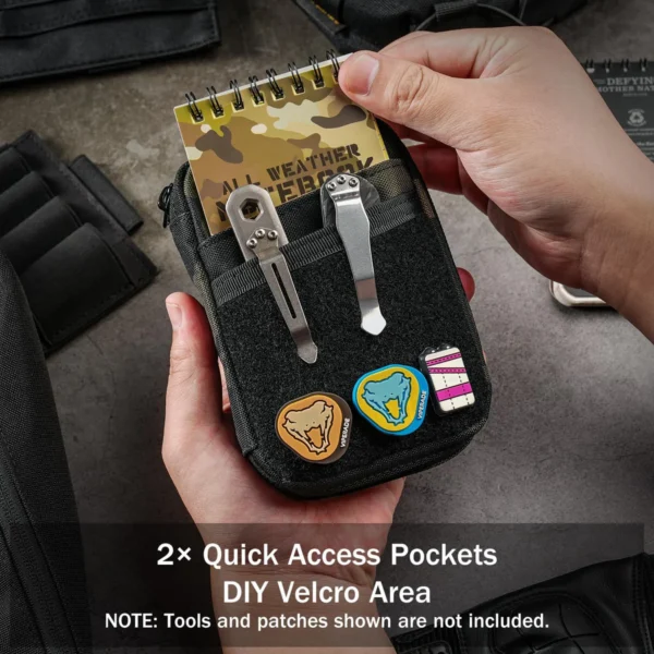 pouch edc viperade ve26 – 8 bolsillos y Área de velcro