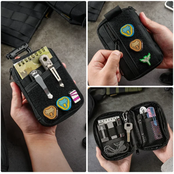 multifunction edc pouch / tool organizer 8 pockets viperade ve26