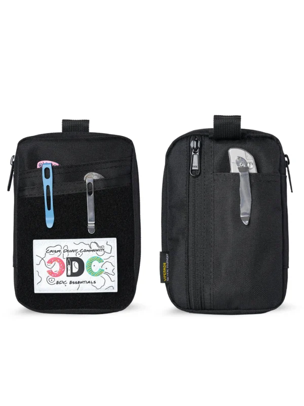 ve32 edc pouch / pocket organizer with velcro area viperade ve32