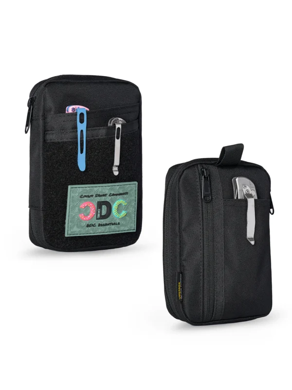 ve32 edc pouch / pocket organizer with velcro area viperade ve32
