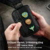 ve32 edc pouch / pocket organizer with velcro area viperade ve32