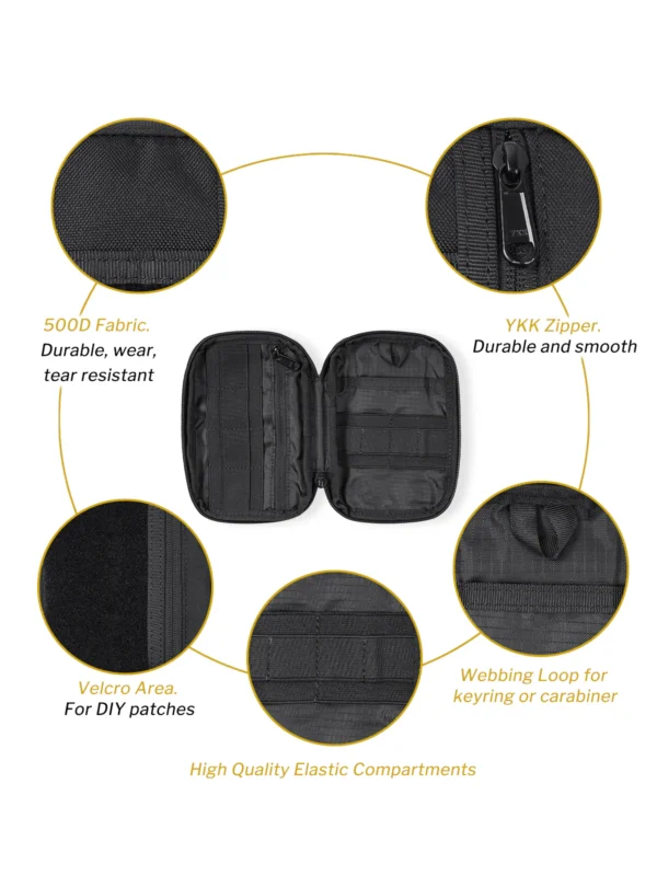 pouch táctico compacto viperade ve30 – organizador molle para herramientas