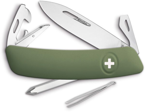 navaja suiza multiusos swiza d04 od green