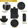 pouch edc viperade ve28 – organizador compacto 6 en 1